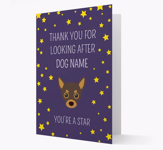 Personalized 'You're A Star' Thank You Card